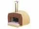 Linea VZ Etna - Forno a legna da esterno con piano cottura &Oslash; 85 cm - Capacit&agrave; cottura 3 pizze