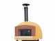 Linea VZ Etna - Forno a legna da esterno con piano cottura &Oslash; 85 cm - Capacit&agrave; cottura 3 pizze