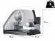 Graef SKS 500 Silver - Affettatrice 2 in 1 con affettaverdure - Lama da 170 mm