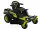 Ryobi ZTRX107 - Trattorino tagliaerba a batteria a raggio zero - 72V/20Ah - taglio da 107cm - 2in1