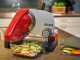 Graef SKS 500 Rossa - Affettatrice 2 in 1 con affettaverdure - Lama da 170 mm