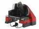 Graef SKS 500 Rossa - Affettatrice 2 in 1 con affettaverdure - Lama da 170 mm