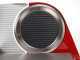 Graef SKS 500 Rossa - Affettatrice 2 in 1 con affettaverdure - Lama da 170 mm