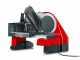Graef SKS 500 Rossa - Affettatrice 2 in 1 con affettaverdure - Lama da 170 mm