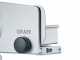 Graef SKS Line 900 Silver - Affettatrice a sbalzo 2 in 1 con affettaverdure - Lama da 190 mm