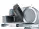 Graef SKS Line 900 Silver - Affettatrice a sbalzo 2 in 1 con affettaverdure - Lama da 190 mm