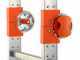 Gierre Peppina AL003, 2x9 gradini, 4.34 m - Scala in alluminio telescopica - Altezza stimata operativa 5.34 m