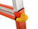 Gierre Peppina AM020, 2x9 gradini, 4.33 m - Scala in acciaio+alluminio telescopica - Altezza stimata operativa 5.33 m