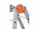 Gierre Peppina A0050, 2x9 gradini, 4.32 m - Scala in acciaio telescopica - Altezza stimata operativa 5.32 m