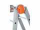 Gierre Peppina A0080, 2x10 gradini, 4.85 m - Scala in acciaio telescopica - Altezza stimata operativa 5.85 m