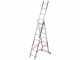 Gierre Modula AL410, 3x8 gradini, 4.83 m - Scala in alluminio - Altezza stimata operativa 5.69 m