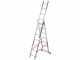 Gierre Modula AL415, 3x9 gradini, 5.40 m - Scala in alluminio - Altezza stimata operativa 6.40 m