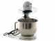 DCG KM1510S 7l - Impastatrice planetaria - Vasca acciaio 7 litri - Multi attrezzo a sgancio rapido