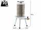 Enotecnica Pillan Carezza - Idropressa per frutta 40 L - Vasca in INOX