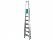 Sicos Maxima 040.017, 7 gradini, 2.28 m - Scalandrino in alluminio con cavalletto - Altezza stimata operativa 3.28 m