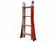 Sicos Simmetria, 2x8 gradini, 3.90 mt - Scala in acciaio telescopica