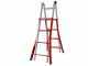 Sicos Simmetria, 2x9 gradini, 4.44 mt - Scala in acciaio telescopica