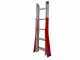 Sicos Simmetria, 2x9 gradini, 4.44 mt - Scala in acciaio telescopica