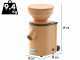 Mockmill Lino 200 - Mulino per farina a pietra in legno - 600W