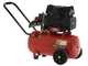 Fini Siltek TB 24 - Compressore aria elettrico monofase, oil-less - Motore 1.5 HP - 24 lt