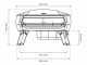 Witt Etna Rotante Arancione - Forno a gas per pizza