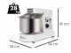 Resto Italia Pina MO 10 VV - Impastatrice a spirale con velocit&agrave; variabile - 6 KG