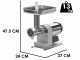 Tre Spade TC-12 Inox/160 Elegant - Tritacarne elettrico - 480w - n.12