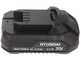 Hyundai LCGC777-3 - Elettrosega a batteria 2 x 20V 2Ah - Lama da 35cm