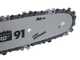 Hyundai LCGC777-3 - Elettrosega a batteria 2 x 20V 4Ah - Lama da 35cm