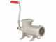 Tre spade TC-32 - Tritacarne manuale a manovella da appoggio - in ghisa - n.32
