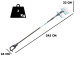 Campagnola Alice STAR 58 PLUS - Asta in carbonio da 185-270 cm - Abbacchiatore elettrico - Batteria a zaino inclusa