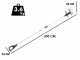 Campagnola Alice STAR 58 PLUS - Asta in alluminio da 185-270 cm - Abbacchiatore Elettrico