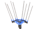 Campagnola Icarus V1 58 - Abbacchiatore elettrico a batteria tipo auto con cavo in dotazione - Asta telescopica in alluminio 150/220 cm