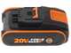 WORX WG384E - Elettrosega a batteria 2 x 20V 2Ah - Lama da 35cm