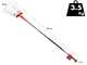 Blue Bird Olimpo 23-56 - Abbacchiatore a batteria - asta fissa - 21V 5Ah
