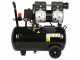 FIAC SUPERSILENT 24/1 - Compressore aria elettrico monofase silenziato, oil-less - Motore 1 HP - 24 lt