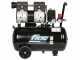 FIAC SUPERSILENT 24/1 - Compressore aria elettrico monofase silenziato, oil-less - Motore 1 HP - 24 lt