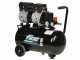 FIAC SUPERSILENT 24/1 - Compressore aria elettrico monofase silenziato, oil-less - Motore 1 HP - 24 lt