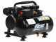 FIAC SUPERSILENT 6/1 - Compressore aria elettrico portatile monofase silenziato, oil-less - Motore 1 HP - 6 lt