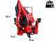 GeoTech-Pro BHF 95 - Retroescavatore per trattore fisso