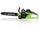 Greenworks GD40CS15K4 - Elettrosega a batteria 40V 4Ah - Lama da 35cm