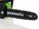 Greenworks GD48TCS - Elettrosega a batteria - 48V - Lama da 30cm - SENZA BATTERIE E CARICABATTERIE