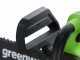 Greenworks GD48TCS - Elettrosega a batteria - 48V - Lama da 30cm - SENZA BATTERIE E CARICABATTERIE