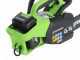 Greenworks GD48TCS - Elettrosega a batteria 48V 2Ah - Lama da 30cm