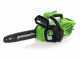 Greenworks GD48TCS - Elettrosega a batteria 48V 2Ah - Lama da 30cm
