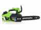 Greenworks GD48TCS - Elettrosega a batteria 48V 2Ah - Lama da 30cm