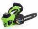 Greenworks GD48TCS - Elettrosega a batteria 48V 2Ah - Lama da 30cm