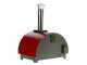 Forno a gas per pizza da esterno Rosso - per 1 pizza