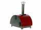 Forno a gas per pizza da esterno Rosso - per 1 pizza