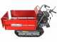 GeoTech-Pro GeoPorter 630E Hydro - Motocarriola cingolata cassone estensibile idraulico 600Kg